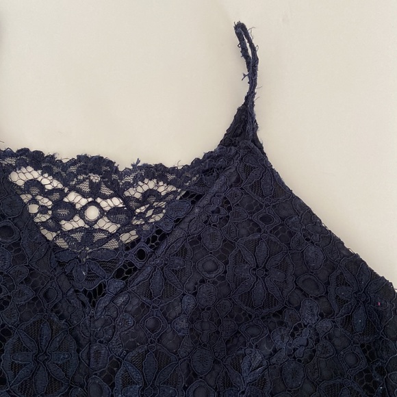 ENFOCUS STUDIO Navy blue lace dress - size 10 - Picture 3 of 5